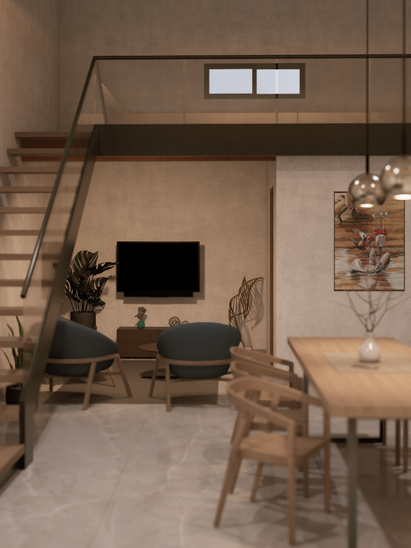 Casa DA render estar